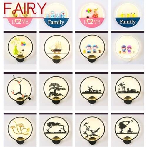 FAIRY Wall Lamps Contemporary Creative Artistic Figures LED Sconces Lights Indoor For Home Balcony