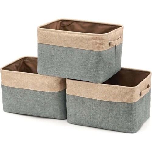 Folding Laundry Basket Toy Storage Bags Socks Underwear Organizer Cosmetics Nursery Hamper Storage Boxes Home Storage Basket Bin