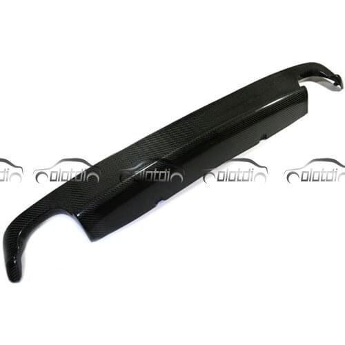 Carbon Fiber Rear Bumper Diffuser Spoiler Lip For BMW E39 M Tech 5 Series 1998-2003 Quad Exhaust Tips