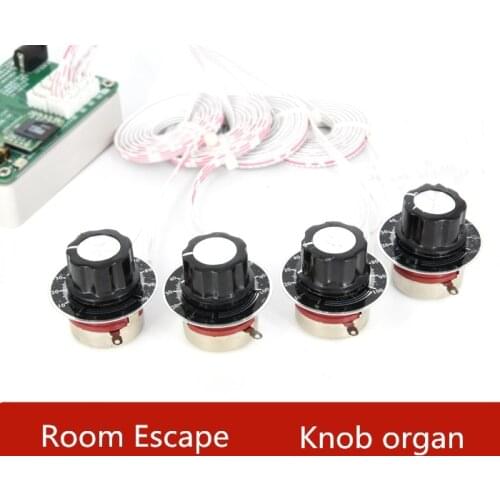 Techvunsan Real life Room Escape game prop Chamber of Secrets Knob organ Rotating mechanism