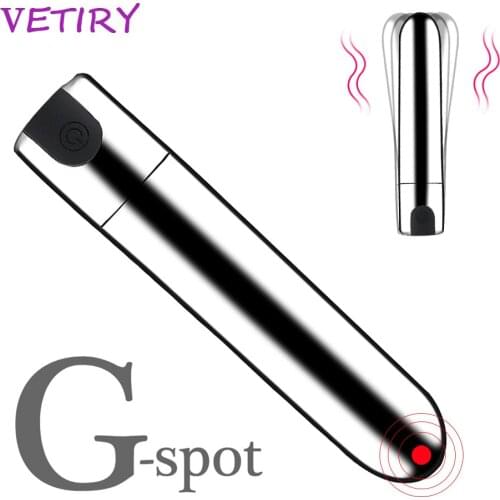 Bullet Vibrator Clitoris Stimulator Dildo Mini Vibrator Sex Toys for Women G-spot Massager USB Charge 10 Speed Strong Vibration