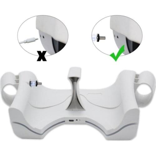 Charger VR Headset Charging Stand Station For Quest 2 Magnetic Charging Station Handle Storage Base VR Accessories