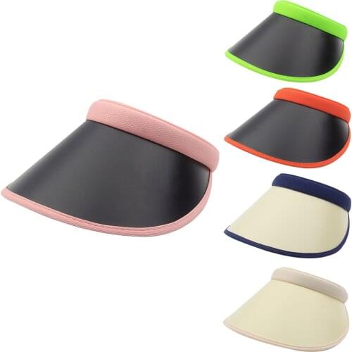 Ladies Sunhat Hot Sale High Quality Adult Fashion Unisex Solid Color Sun Protection Topless Peaked Visor Cap For Dropshipping