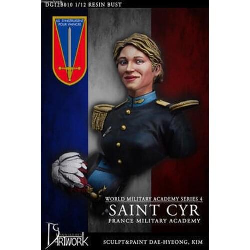 1/12, St CYR- France Military Academy, Resin Model Bust GK, Military subject matter, Unassembled and unpainted kit