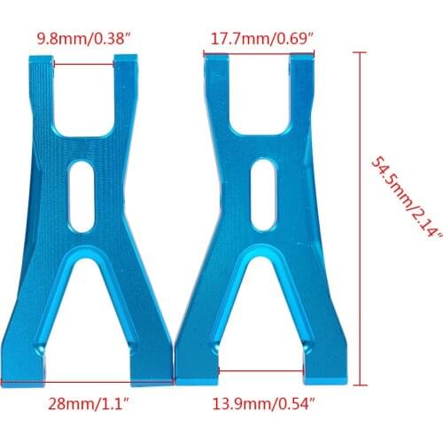 2pcs RC Metal Lower Swing Arms for 1/18 RC Wltoys A949 A959 A969 A979