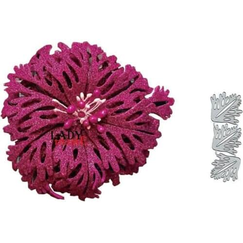 3Pcs Special Flowers Metal Cutting Dies Mold Stencil Template for DIY Scrapbooking Paper Album Photo Cards Making Dies Cut Die