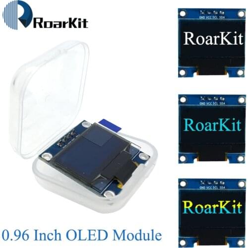 4Pin White Blue Color 0.96 inch 128X64 OLED Display Module Yellow Blue For Arduino 0.96'' IIC I2C Communicate