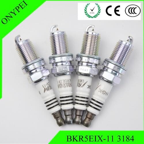 4 Pieces Guneine OEM BKR5EIX11 (3184) Iridium Spark Plugs For TOYOTA SUZUKI BKR5EIX-11 3184