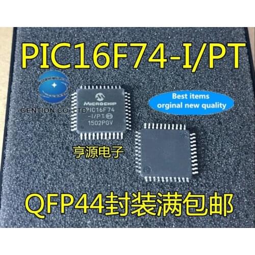 5PCS PIC16F74-I/PT TQFP PIC16F74 micro controller in stock 100% new and original