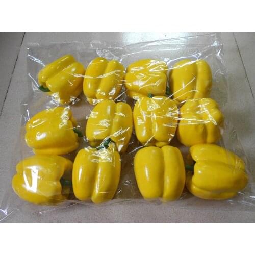 8cm yellow mongo Simulation fruit Mini Fruit model simulation fruit vegetable set fake fruit decorative accessories