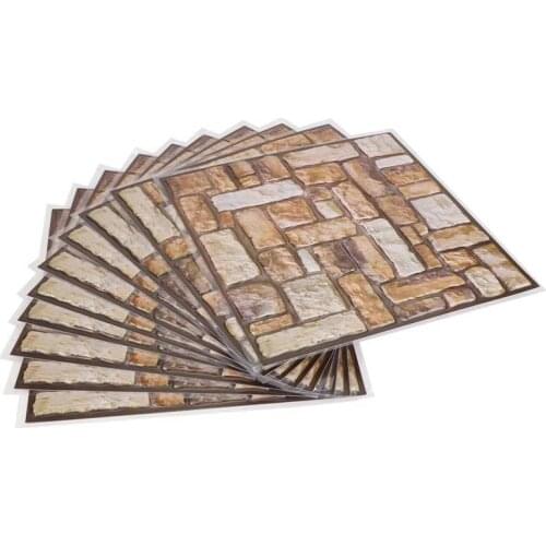 Bar Club wine accessories 3D Tile Sticker Self Adhesive Waterproof PVC Wallpaper Home Wall Decor For Kitchen Bathroom