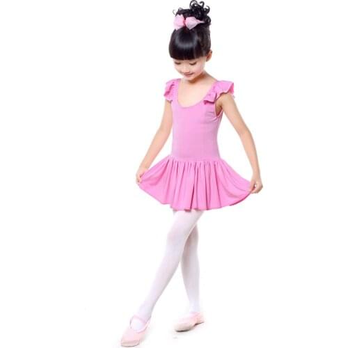 Children dance wear spring summer autumn girl uniforms Latin dance sleeve suits childrens ballet skirt