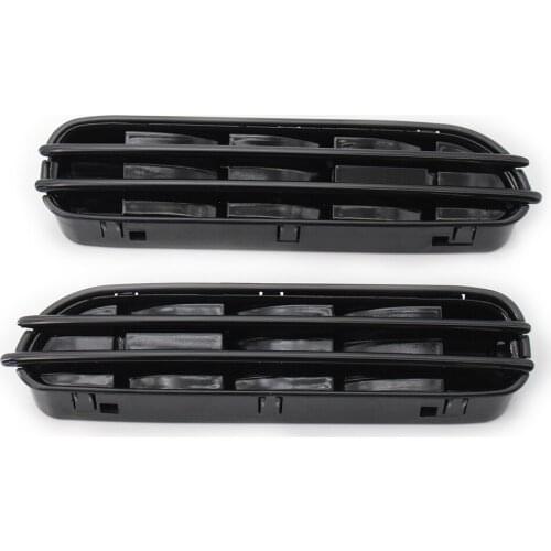 For BMW 5 Series E39 E60 E61 M5 Side Fender Air Flow Vents Grille Glossing Black