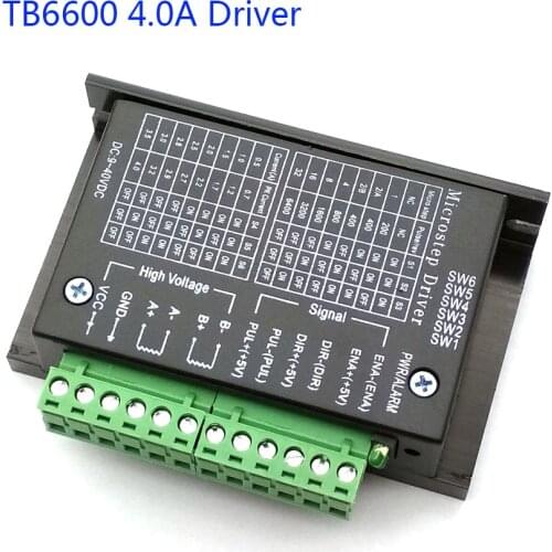 42/57/86 TB6600 Wood Router Machine Stepper Motor Driver 32 Segments Upgraded Version 4.0A 42VDC Cnc Milling Kits