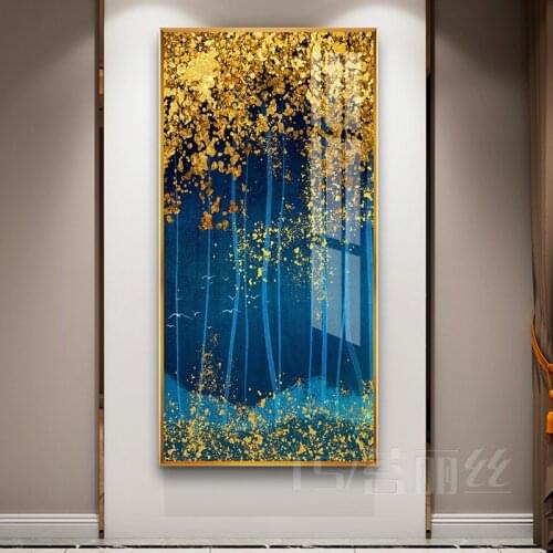 EECAMAIL Diamond Painting Porch Painting Vertical Version Modern Simple Light Luxury Living Room Corridor Aisle Cross Stitch