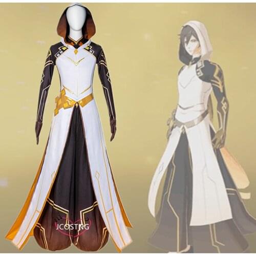Game Genshin Impact Morax Zhong Li Game Suit Uniform Zhong Li Cosplay Costume Halloween Party Outfit