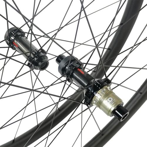 1220g SUPERLIGHT 30mm wide MTB XC carbon wheels 29er disc tubeless 24H 30mm deep D411CB D412CB carbon hubs 29in mountian wheels