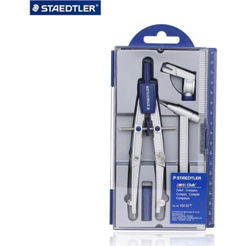 Staedtler 550 Compasses Student Compasses for Design Wood Pencil Liner & Pencil Lead Applicable Stationery