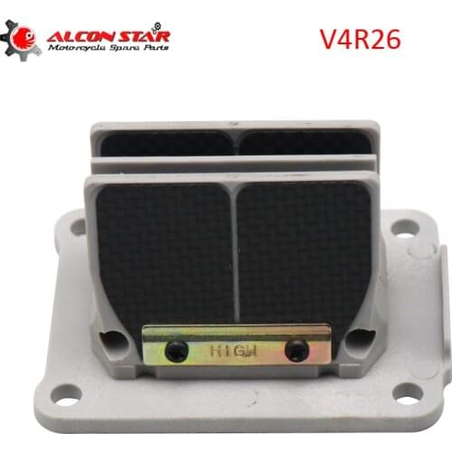 Alconstar- Motorcycle Dit Pit Bike Carbon Fiber Plate Intake Reed Valve Set For Honda CR125R 1987-2002 NSR125 1987-2002 Racing