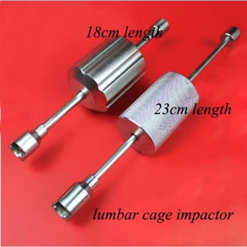 Medical Orthopedics instrument spinal system use ram hammer lubar PEEK cage impactor orthopedist use instrument18cm/23cm