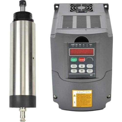 CNC spindle 2.2kw air cooled ER20 SPINDLE MOTOR for milling machine & variable frequency inverter motor speed controller vfd