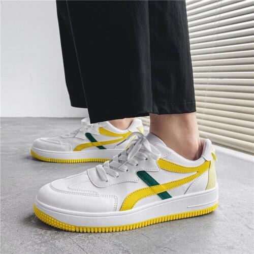 Mens Shoes 2021 Brand Sneaker Men Comfortable Skateboard Shoes Wear Casual Shoes Classic White Shoes Breathable Zapatos Hombre