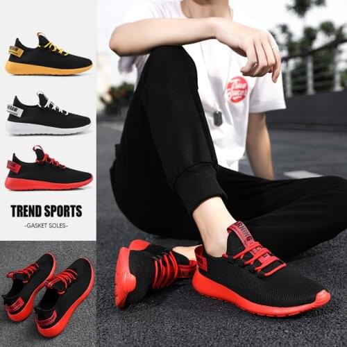 Mens Fashion Breathable Mesh Sneakers Tenis Lightweight Lace Up Runnings Shoes Comfortable Vulcanize Sports Shoe