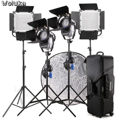 100W+600S LED kit Spotlight net red Live fill light camera photography lighting filmmaker like interview micro movies CD50 T01