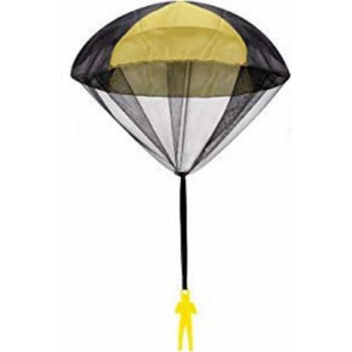 Durable Safe Parachute Kids Hand Throw Parachute Toy Free Toss It Up and Watch Landing Assorted Colors