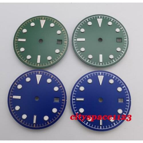 Corgeut 30.5mm sterile luminous watch dial suitable for NH35 and NH36 movement watches