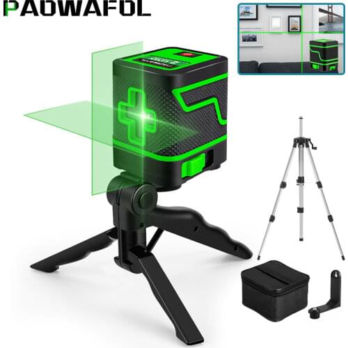 2 Lines Mini Green / Red Laser Level Cross Line Laser Vertical and Horizontal Line Super Powerful Laser Beam Line