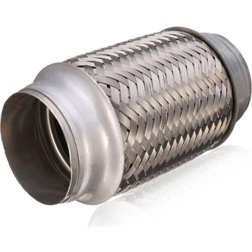 63*153mm Stainless Steel Car Auto Car EXhaust Flex Pipe Bellow Weld Flexible Joint Tube For Muffler Auto Muffler Tail Pipe