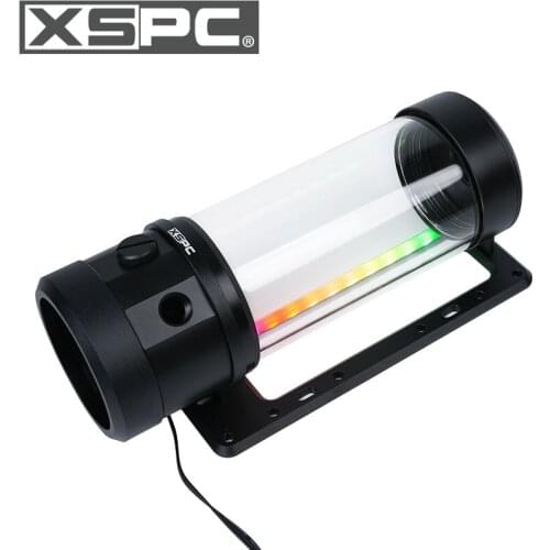 XSPC Photon D5 170 ARGB Reservoir Pump Combo 5V 3PIN V3,Computer Split Cooling Glass Water Tank,G1/4",Seller Highly Recommend