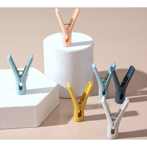 10/20pcs Household Laundry Clip Pegs For Underwear Snacks Socks Hanger Windproof Plastic Clothespin Multifunctional Drying