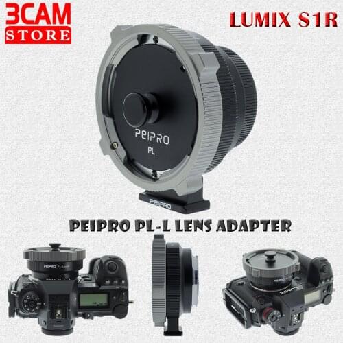 PEIPRO PL-L film lens adapter PL-L Mount for Panasonic S1 S1R S1H Leica SL SL2 Sigma FP DLSR Camera