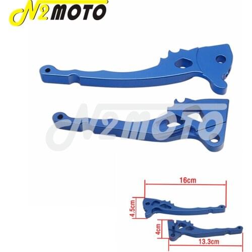 Aluminum Motorcycle Brake Handle Lever For Yamaha JOG 50 100 RS 50 100 Dirt Bike Motocross Clutch Lever Cable Front Brake Grips