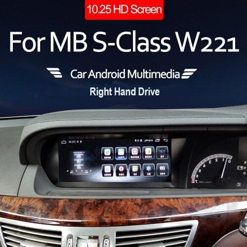 Car Android For Benz S Class W221 2010~2013 NTG Right hand drive RHD touch GPS Navigation stereo head unit multimedia player