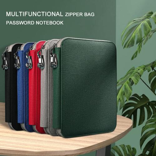 A5 Zipper Spiral Binder leather Planner Travelers B5 Noteboook Agenda Organizer Stationery School Supplies Notebooks and journal