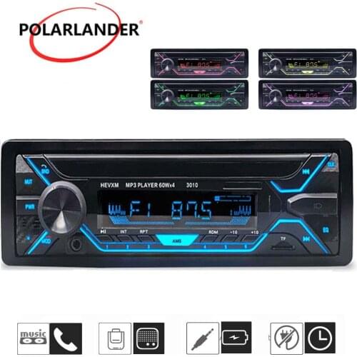 Bluetooth In-dash FM car radio 3.5 inch New Microphone Single Din 3010 Car Aux MP3 Player 1 Din Car Stereo Audio 12V