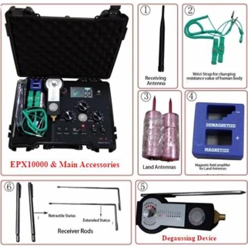 Fast shipping High Quality underground Gold Detector Long Range Gold Diamond Detector EPX10000 3D Metal Detector Gold Digger