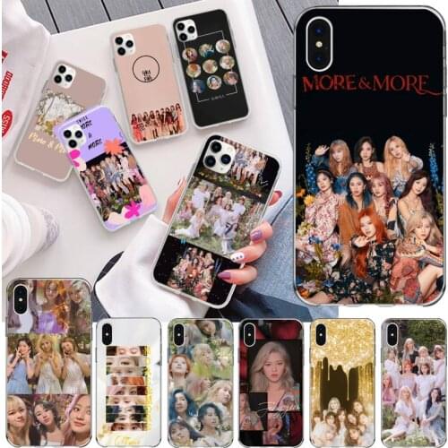 TWICE MORE & MORE Phone Case for iphone 12 pro max mini 11 pro XS MAX 8 7 6 6S Plus X 5S SE 2020 XR cover