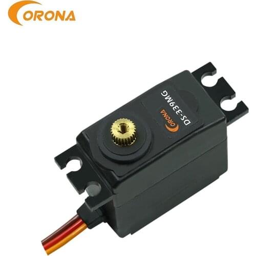 Corona DS339MG medium slim wing servo motor and driver for robot / RC AIRPLANE HELICOPTER toys