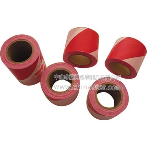 Red-White Warning Tape No Adhesive Barricade Tape OEM & ODM Factory Spot Sell