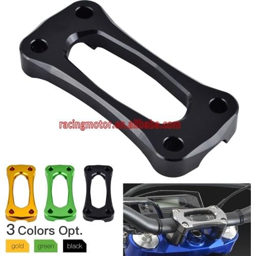 22MM CNC Handlebar Support Riser Clamp for Suzuki RM125 RM250 RMZ250 RM-Z250 DRZ400 DR-Z400 S/R/SM