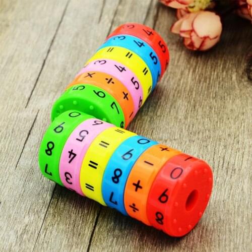 Mathematics Learning Cylinder Numbers Toys Kindergarten Educational Intelligence Arithmetic Toys Children Baby Toys Kid
