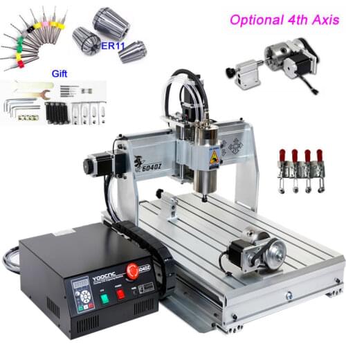 Mini CNC Engraving Machine 4 Axis CNC Router Cutter 6040 1.5KW 800W Spindle Water Cooled Wood Metal Carving Machine