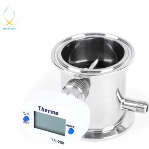 2" OD64mm Rectification module , Reflux column , Distillation , Sanitary Steel 304