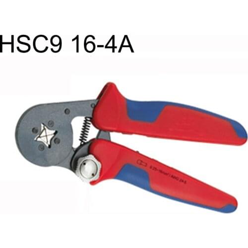 New Tubular Terminal Crimping Tools Mini Electrical Pliers Tools Set HSC8 16-4 HSC9 16-4A/10-6A Self-Adjustable Crimping