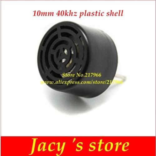 Open Ultrasonic Sensor Frequency 10mm 40Khz Diameter Transceiver transmitter and receiver togther Plastic shell