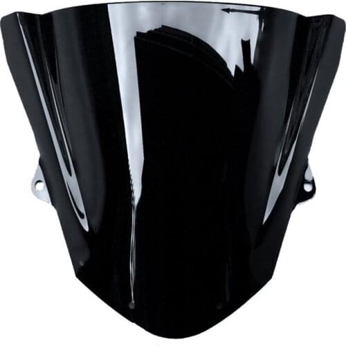 Clear Black Motorcycle Windshield Windscreen Fit For KAWASAKI Ninja ZX6R ZX636 ZX600 ZX6RR 2009 2010 2011 2012 2013 2014